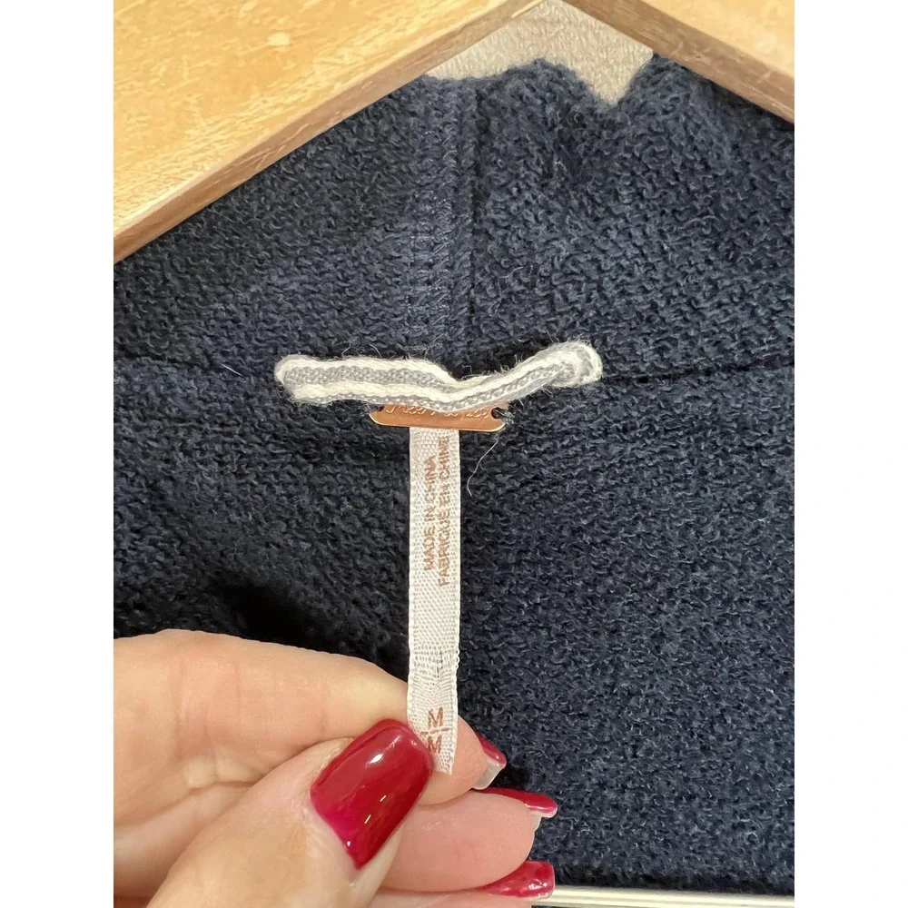 Free People Jacket Womens Medium Layered Lightwash Denim Boho Urban Distressed - Picture 4 of 8